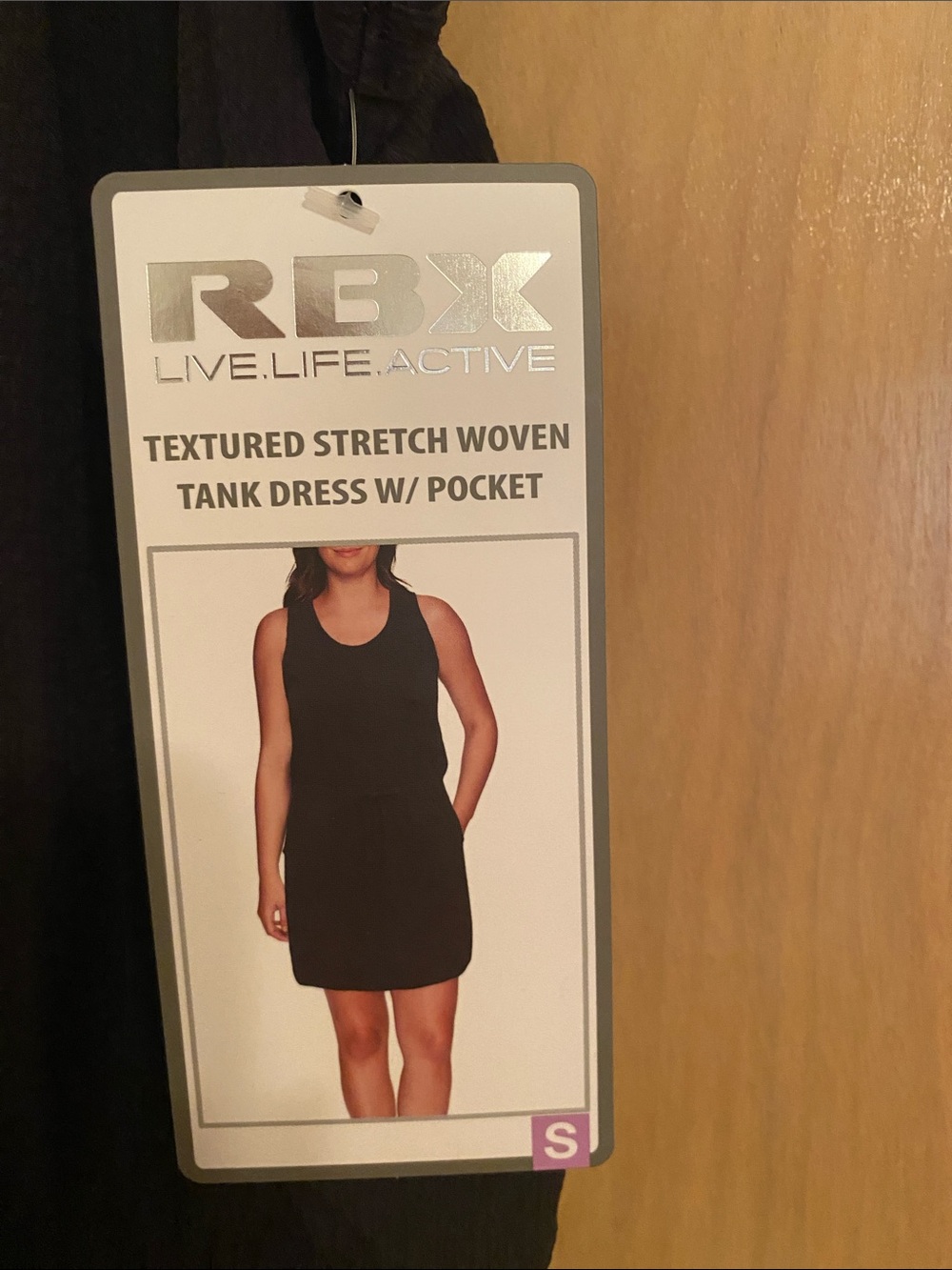 RBX Active Women’s Stretch Woven Tank Dress w pocket